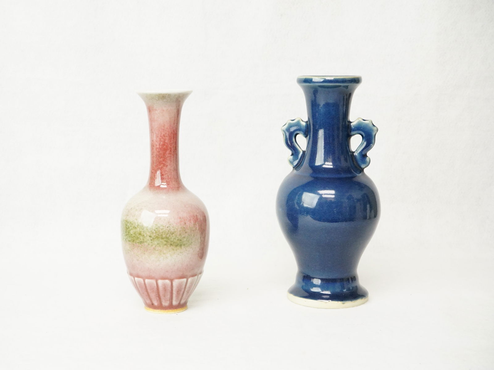 Lot of  Two Chinese Monochrome Porcelain Vases (1 of 16)