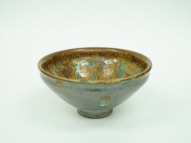 An Old Chinese Brown Galzed Tea Bowl