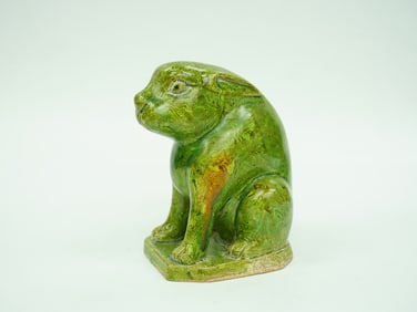 Chinese Twisted Glaze Figure of  A Rabbit
