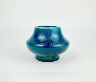 A Chinese Turquoise Glazed Porcelain Vase