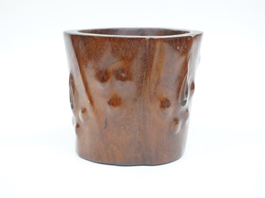 Chinese Huanghuali Wood Brush Pot