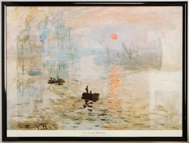 Claude Monet (French, 1840–1926), "Impression, Sunrise," Print, By New York Graphic Society