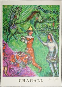 Marc Chagall(French/Russian,1887–1985),'Le Cirque Vert' ,Lithograph