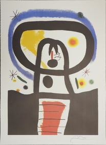 Joan Miró (Spanish, 1893–1983), "Equinox," Lithograph