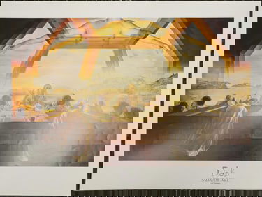 Salvador Dalí, "Sacrament of The Last Supper," Print, Published In Sweden