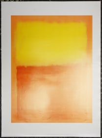 Mark Rothko (American, 1903–1970), "Orange And Yellow, 1956'',Print, Printed In France