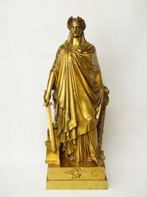 Soitoux; French 19th C Bronze Republic Allegory