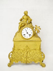 A Gilt Bronze Table Pendant, Cailly, France, Circa Mid 19th Century