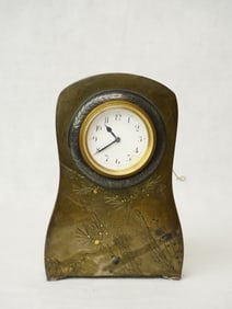 Japanese Mixed Metal Clock
