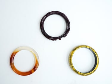 Lot of 3 Chinese Bangles