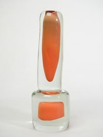 MCM Totem-Shaped Blown-Glass Sculpture