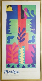 Henri Matisse 1977 Modernist Lithograph, Exhibition Poster