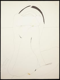 Pencil Drawing "Nude"Signed