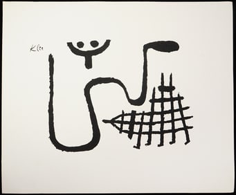 Paul Klee Print: The Snake Goddess and Her Foe