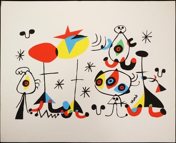 Vintage Joan Miro Lithograph