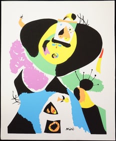 Joan Miro Portrait No.1,  Lithograph