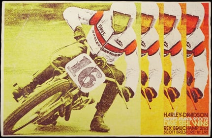 Harley Davidson Sweeps Atlanta Poster