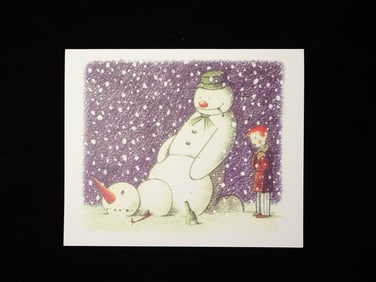 Banksy,  Rude Snowman Christmas Card, 2005