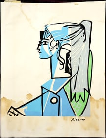 Pablo Picasso "Sylvette" Silkscreen