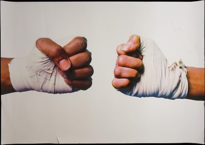 Pierre Houles Mohamed Ali Vs Foreman,Print