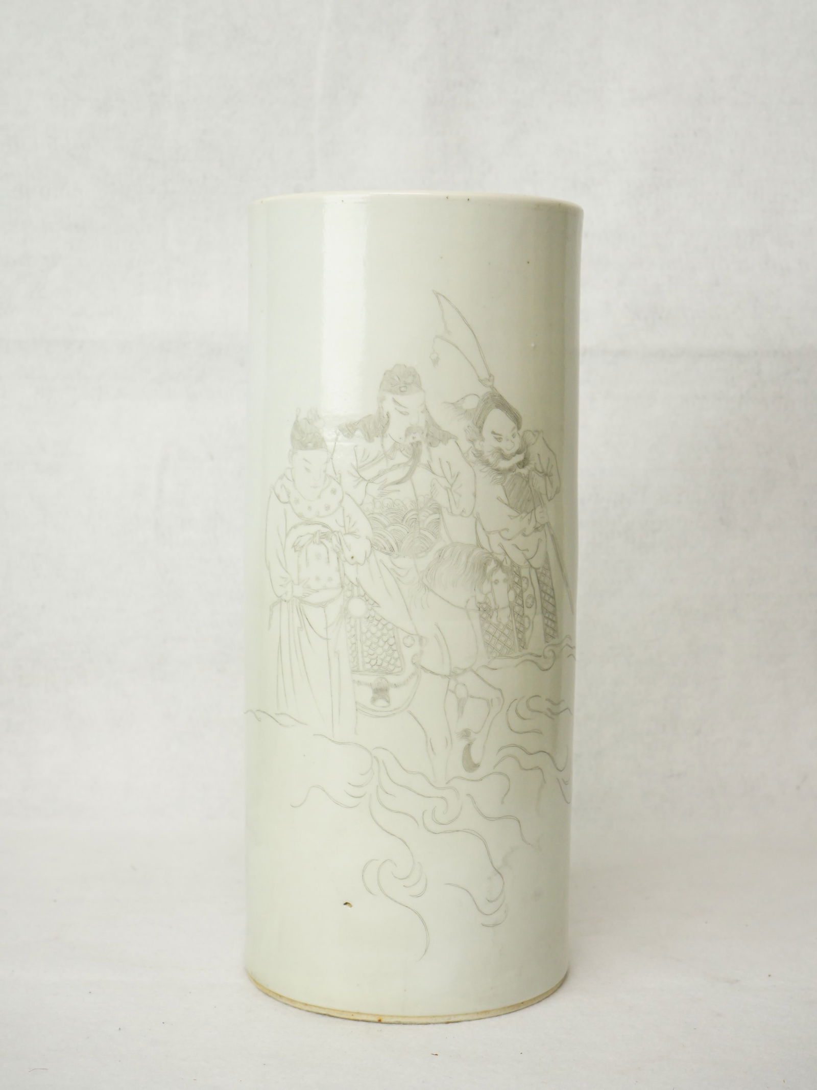 Chinese Carved Porcelain Hat Stand,Qing Dynasty (1 of 7)