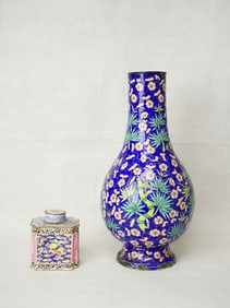 Lot of 2 Chinese Enamel Wares, 18th Century