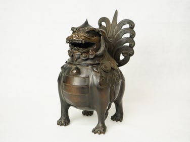 Chinese Bronze 'Luduan' Incense Burner, 18th-19th Century