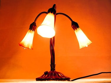 Tiffany Studios | Three-Light "Lily" Table Lamp ,Circa 1910