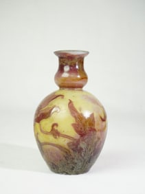 Attributed to Daum FrèRes,Cased Glass Vase