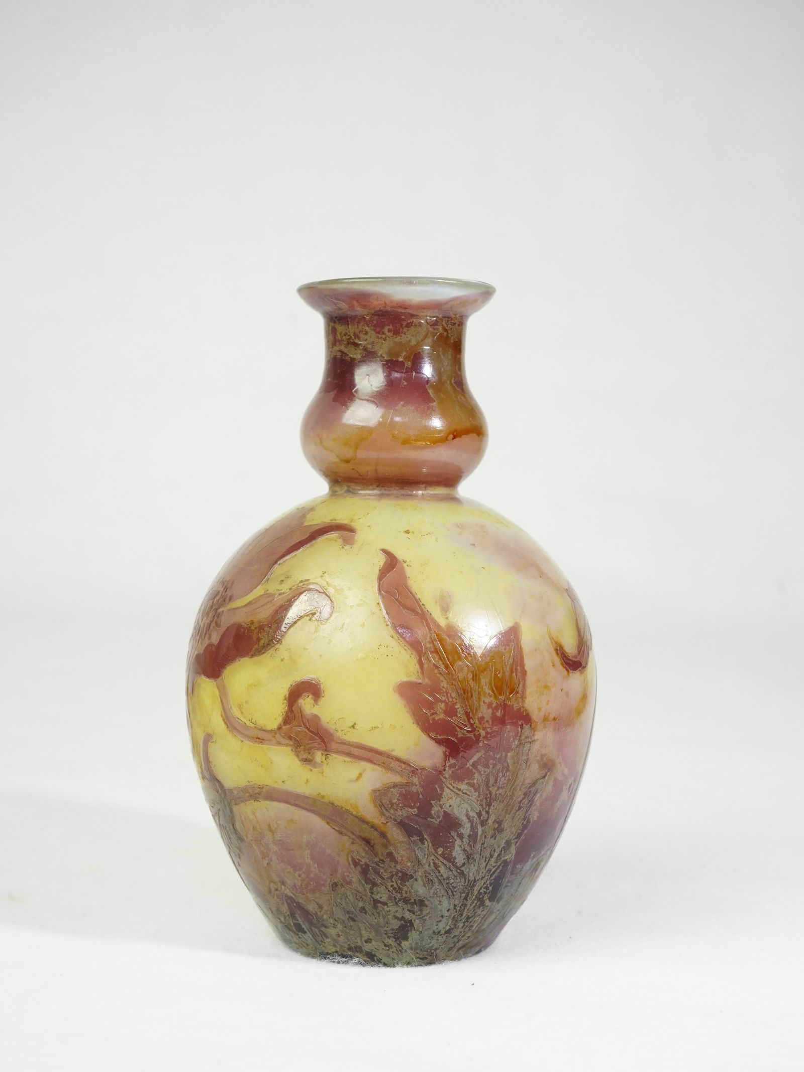 Attributed to Daum FrèRes,Cased Glass Vase (1 of 9)