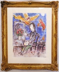 Attributed to Marc Chagall (1887-1985) "The artist's Inspiration" (L'inspiration de l'artiste)