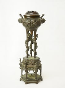 Japanese Meiji Period Incense Burner