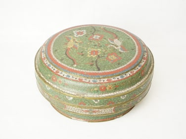 Chinese Cloisonne Enamel Covered Box, Ming Dynasty