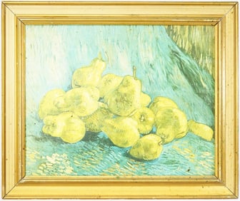 Collographstill Life With Quinces By Vincent Van Gogh
