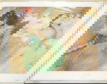 The Entrance of The Masked Dancers By Edgar Degas (French, 1834–1917), Collograph Print,Made In