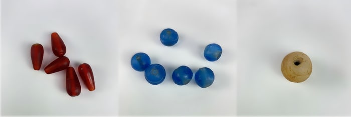 A Lot of Old Tibetan Beads