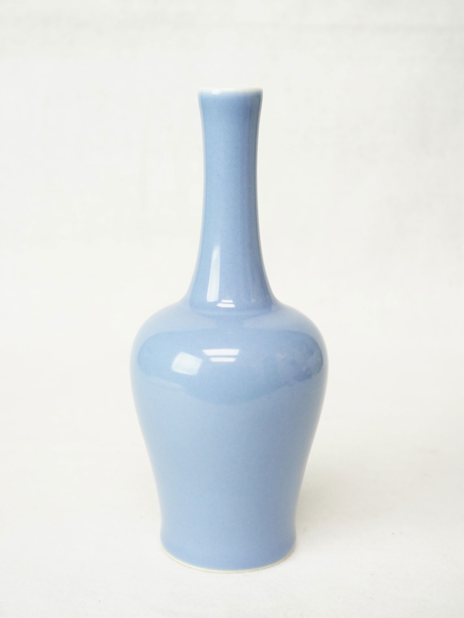 Chinese Clair De Lune Glaze Mallet Shaped Vase (1 of 5)