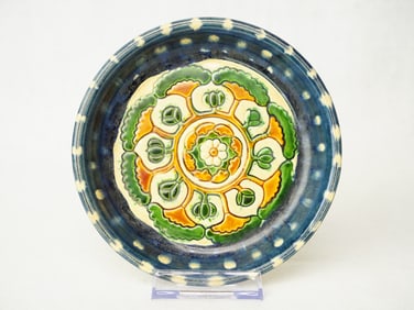 Chinese Sancai Glazed Dish