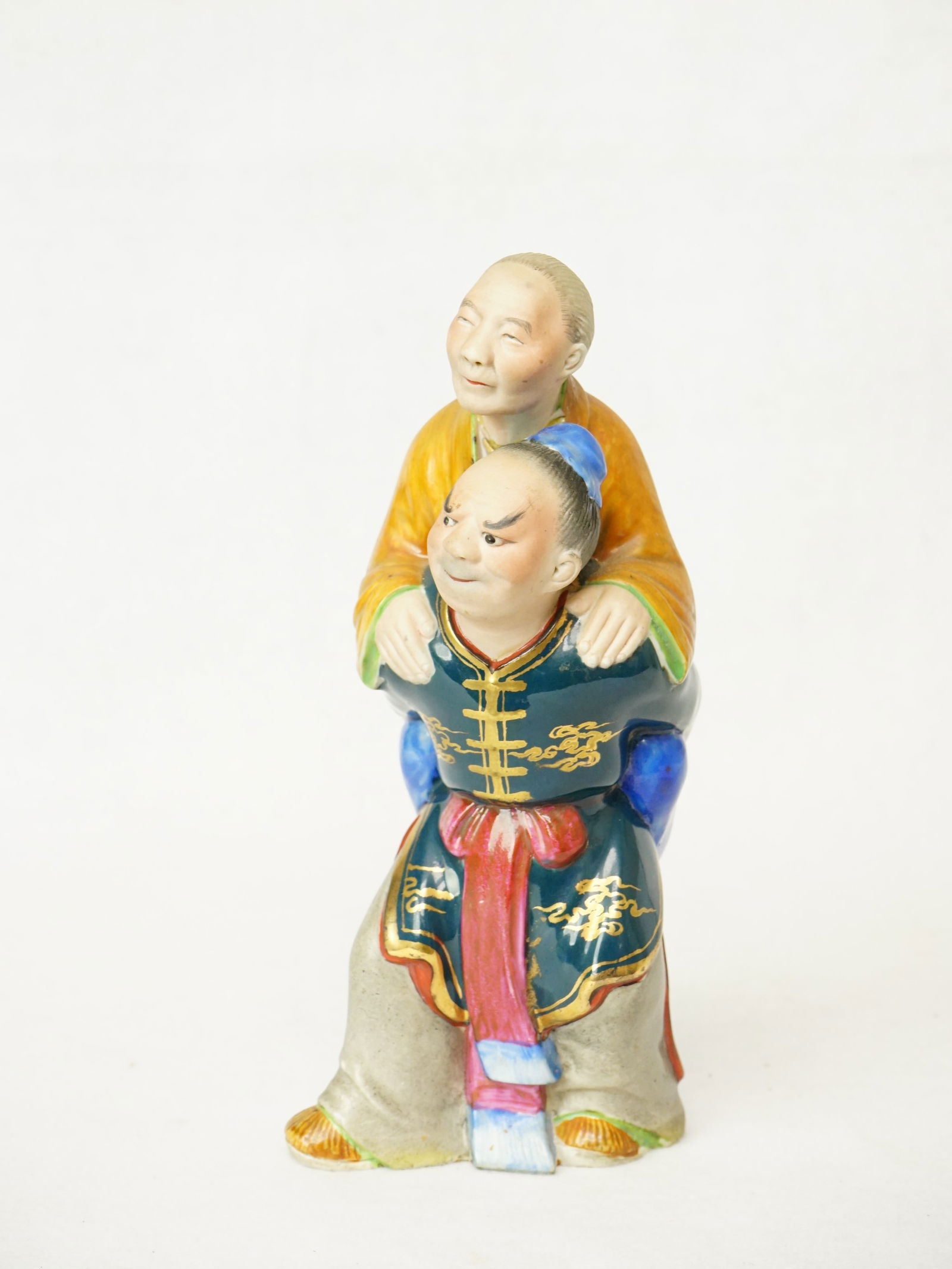 A Chinese Pottery Figure: Approximate size:H: 8 in Shipping: We offer in-house shipping services for most small items. This means that we will take care of packing and shipping the items directly to you. For larger or speciali