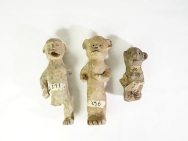 East Africa Terracotta Makonde Fetish Doll Figue(3)