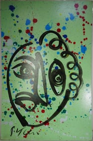 Peter Robert Keil,Oil on Masonite. Signed Lower Left