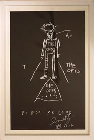 Jean-Michel Basquiat,The offs First Record,Lithograph