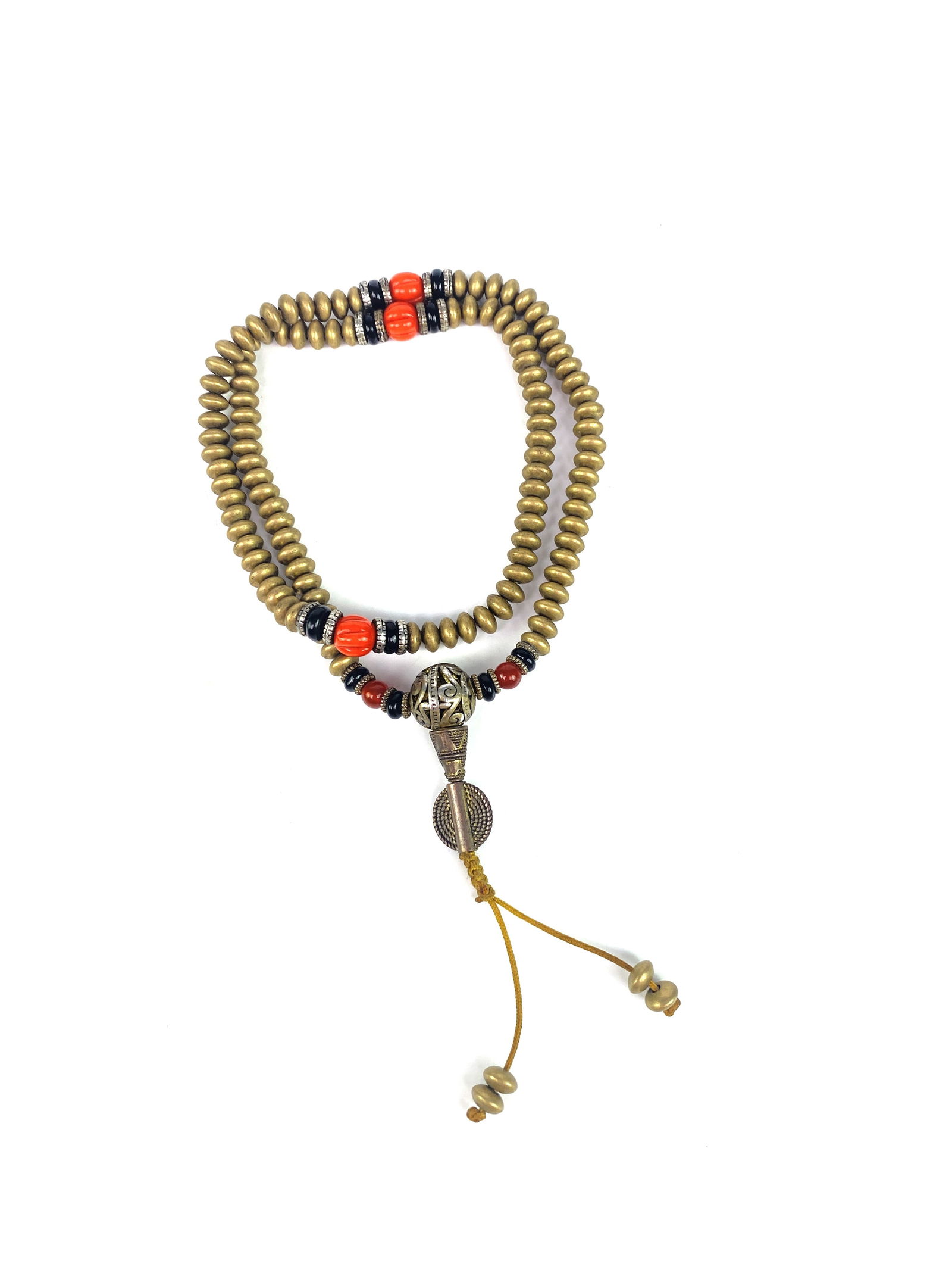 Tibetan Copper Bead Pendant (1 of 5)