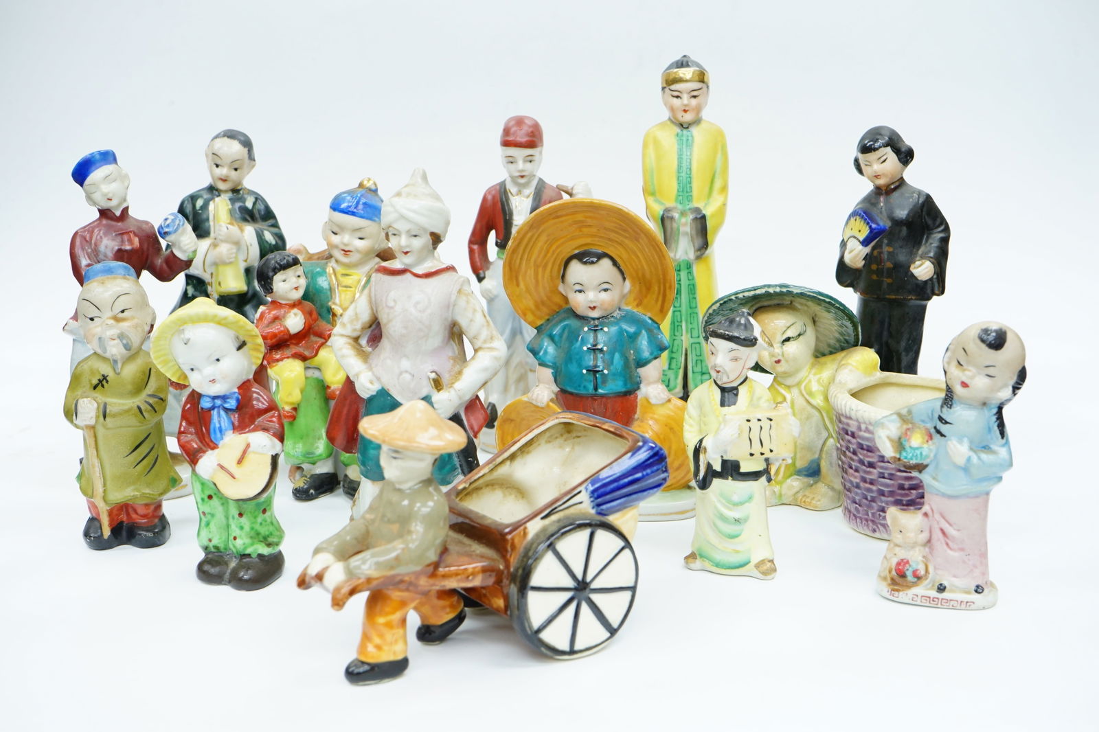 Lot of Occupied Japan Figurines (1 of 9)
