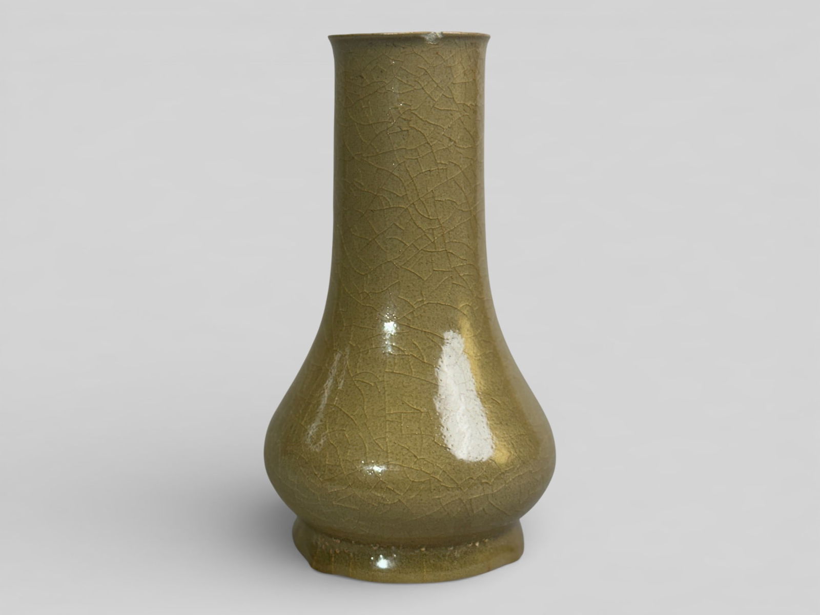 Chinese Guan-Type Pear-Shaped Vase,Song Dynasty (1127-1279) (1 of 11)