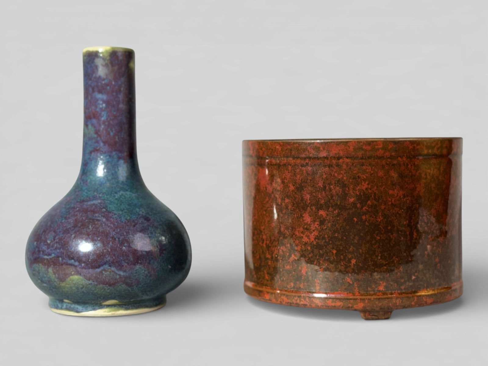 Lot of 2 Chinese Monochrome Porcelain Wares (1 of 14)