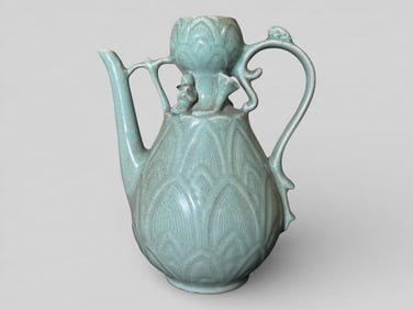 Korean Celadon Porcelain Ewer