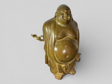 Japanese Signed Bronze Hotei