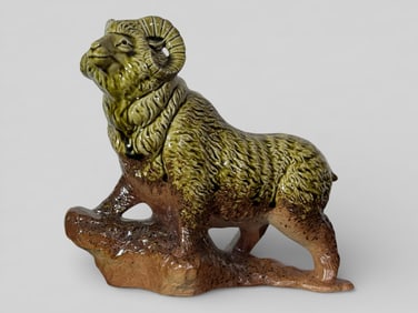 Japanese Porcelain Model of A Ram