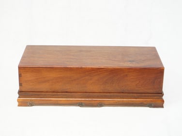 Large Chinese Carved Rosewood Covered Box